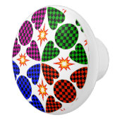 Handgemalte Keramik - Rumpf Keramikknauf (Rechts)