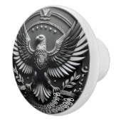 Handgemalte Keramik - Rumpf Keramikknauf (Rechts)