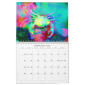 Handgemalte Kinder - Illustration 2025 Kalender (Feb 2026)