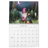 Handgemalte Kinder - Illustration 2025 Kalender (Mär 2027)