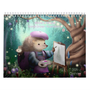 Handgemalte Kinder - Illustration 2026 Kalender