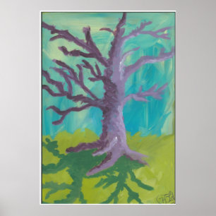 Handgemalte Kunst Print Wall Poster Malerei von KJ