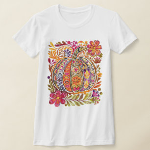 Handgemalte Kunstpumpen-T - Shirt - Rustikaler Fal