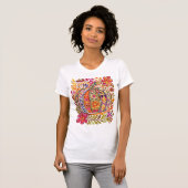 Handgemalte Kunstpumpen-T - Shirt - Rustikaler Fal (Vorne ganz)