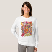 Handgemalte Kunstpumpen-T - Shirt - Rustikaler Fal (Vorne ganz)