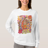 Handgemalte Kunstpumpen-T - Shirt - Rustikaler Fal (Vorderseite)