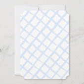 Handgemalte Lemon Blue Baby Dusche Einladung (Rückseite)