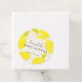 Handgemalte Lemon Pink Babydusche Danke Geschenkanhänger (Beispiel)