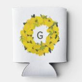 Handgemalte Lemon-Wreath-Monogramm kann kühler wer Dosenkühler (Rückseite)