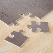 Handgemalte Löwin-Wildtier-Kunst Puzzle (Seite)