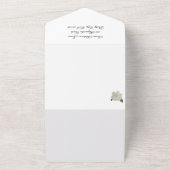 Handgemalte Magnolia Magnolias All In One Einladung (Außenbereich)