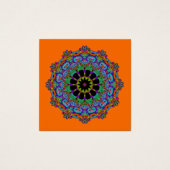 Handgemalte Mandala-Uhr 24 (Vorderseite)