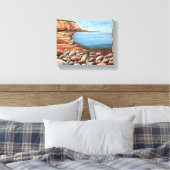 Handgemalte Meereslandschaft Leinwanddruck (Insitu (Schlafzimmer))