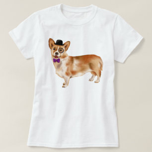 Handgemalte, monoklonale Corgi-Welpen T-Shirt