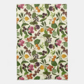 Handgemalte Muster für exotische tropische Früchte Geschirrtuch (Vertikal)