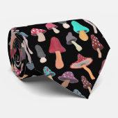 Handgemalte Niedliche Mushroom Fungi Muster Krawatte (Gerollt)