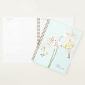 handgemalte orchid-Blume Planer (Anzeige)