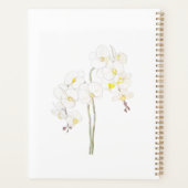 handgemalte orchid-Blume Planer (Rückseite)
