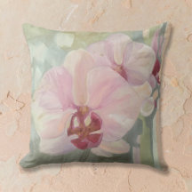 Handgemalte orchid-orchid-elegante Pastellfarben