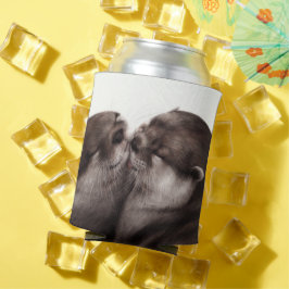 Handgemalte Otters - Zender Moment Wildlife Art Dosenkühler