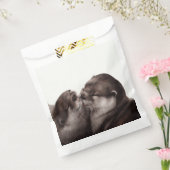 Handgemalte Otters - Zender Moment Wildlife Art Geschenktütchen (Versiegelt)