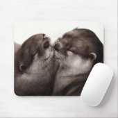 Handgemalte Otters - Zender Moment Wildlife Art Mousepad (Mit Mouse)