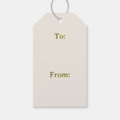 Handgemalte Pansy Geschenkanhänger (Rückseite)