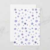 handgemalte Polka Punkte (Vorne/Hinten)