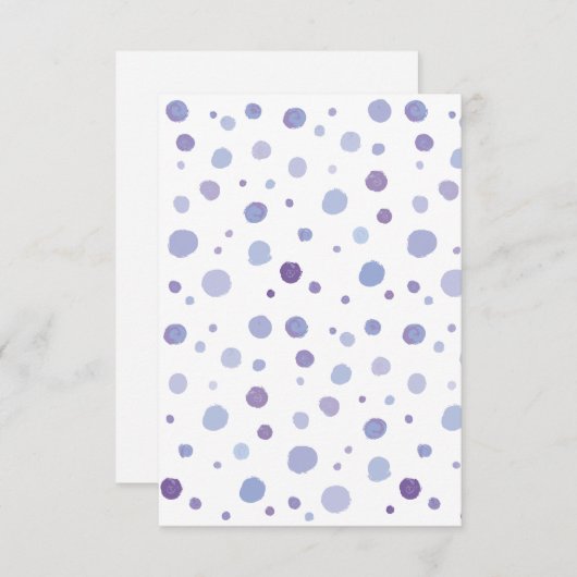 handgemalte Polka Punkte (Vorne/Hinten)