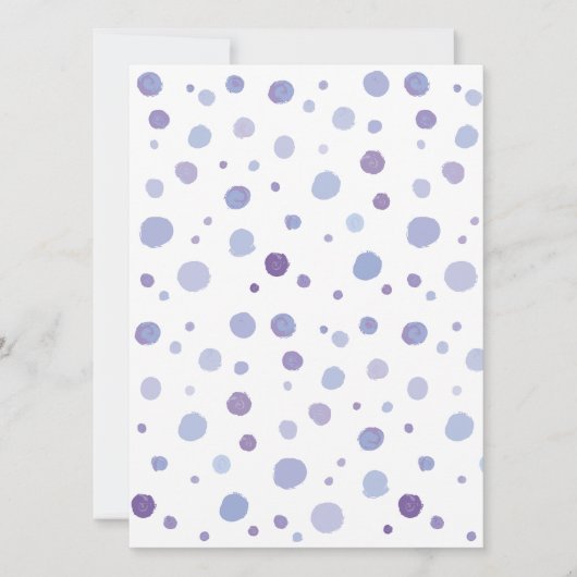 handgemalte Polka Punkte (Vorderseite)