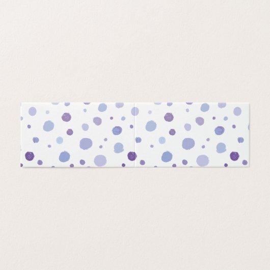 handgemalte Polka Punkte (Außenseite Aufgefaltet)