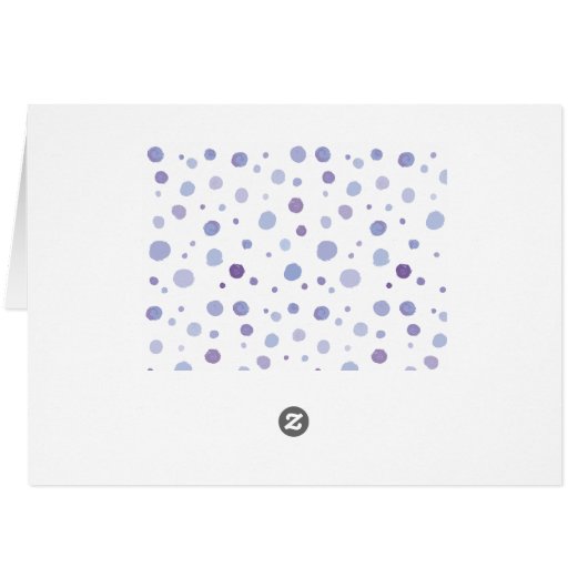 handgemalte Polka Punkte (Rückseite Horizontal)