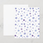 handgemalte Polka Punkte (Vorne/Hinten)