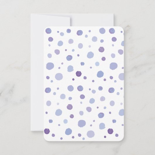 handgemalte Polka Punkte (Vorderseite)
