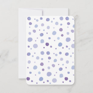 handgemalte Polka Punkte