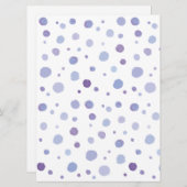 handgemalte Polka Punkte (Vorne/Hinten)