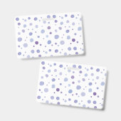 handgemalte Polka Punkte Ausweis (Vorder- & Rückseite)