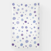 handgemalte Polka Punkte Banner (Vertikal)