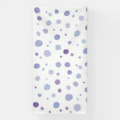 handgemalte Polka Punkte Banner (Vertikal)
