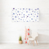 handgemalte Polka Punkte Banner (Insitu)