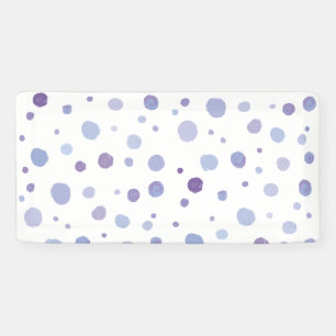 handgemalte Polka Punkte Banner
