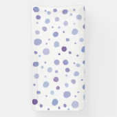 handgemalte Polka Punkte Banner (Vertikal)