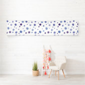 handgemalte Polka Punkte Banner (Insitu)