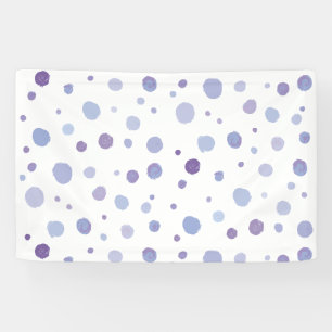 handgemalte Polka Punkte Banner