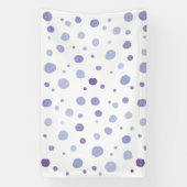 handgemalte Polka Punkte Banner (Vertikal)