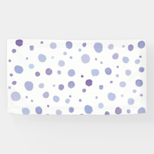 handgemalte Polka Punkte Banner