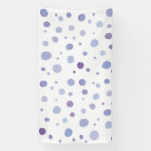 handgemalte Polka Punkte Banner (Vertikal)