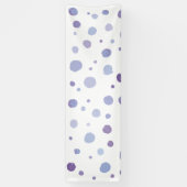 handgemalte Polka Punkte Banner (Vertikal)