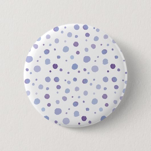 handgemalte Polka Punkte Button (Vorderseite)