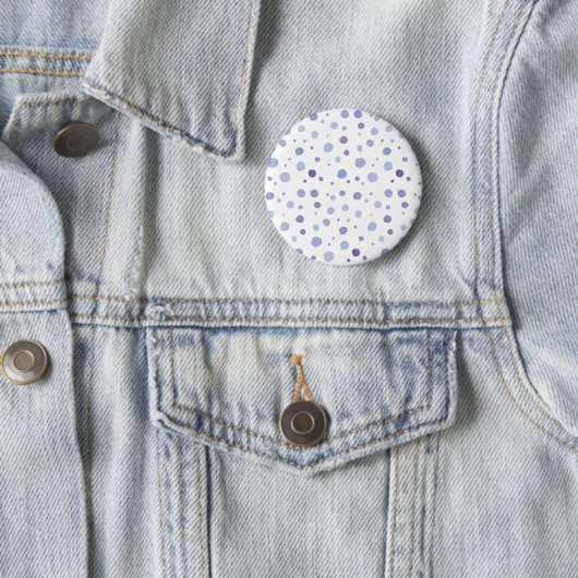 handgemalte Polka Punkte Button (Beispiel)